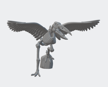 Skeletal Giant Bird